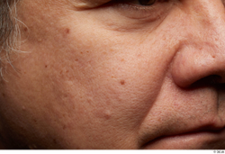 Face Nose Cheek Skin Man Chubby Wrinkles Studio photo references